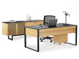 BDI Furniture Corridor Credenza 6529 Multi-functional Office White Oak