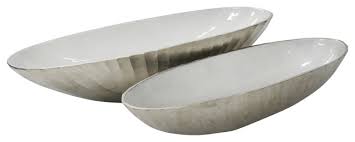 SageBrook Home 15235 Silver Bowl