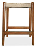 Sun Cabinet JK25 Counter Stool in Teak with Rope Seat