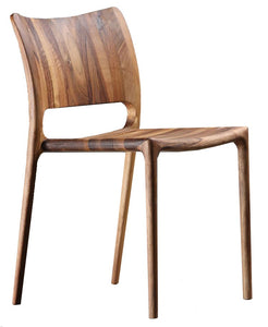 Artisan Bosnia Latus Dining Chair in Solid Walnut Wood