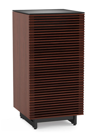BDI Furniture Corridor 8172 Chocolate Walnut Media Audio Storage Unit Tower