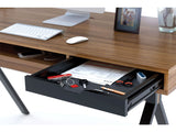 BDI Furniture Modica 6341 Black; Natural Walnut Desk 