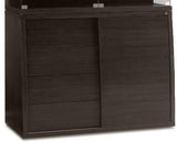 Skovby SM 752 & SM 762 Display Cabinet and Hutch in Wenge and Glass