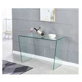 Ital Studio Togo Console Table in Clear Glass
