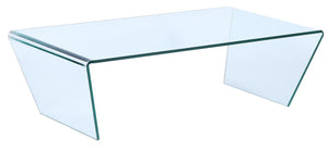 Ital Studio Togo Coffee Table in Clear Glass