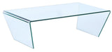 Ital Studio Togo Coffee Table in Clear Glass
