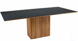 Sun Cabinet 2500 Dining Table. We carry in Teak wood with a Black Matte top.